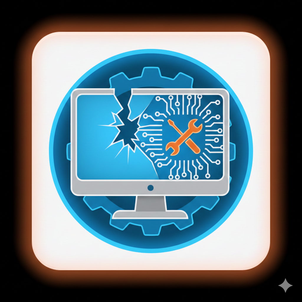 Desktop monitor display repair service - fixing flickering screen and color issues in Dubai